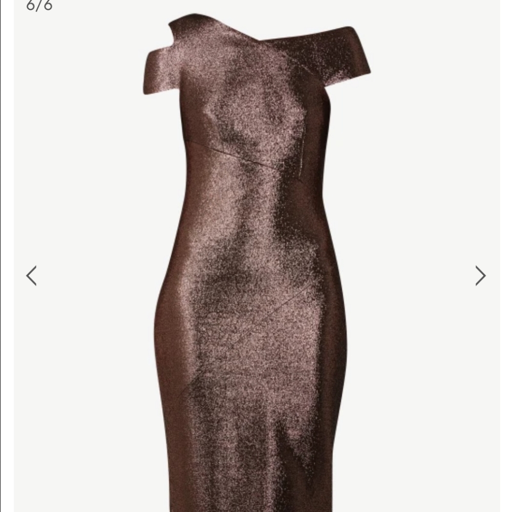 MAGGZ
Midi metallic bodycon dress